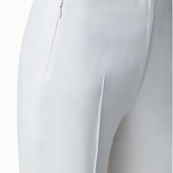 NWOT A-K-R-I-S Cotton Techno Stretch Pants MELISSA in off white - Picture 3 of 7